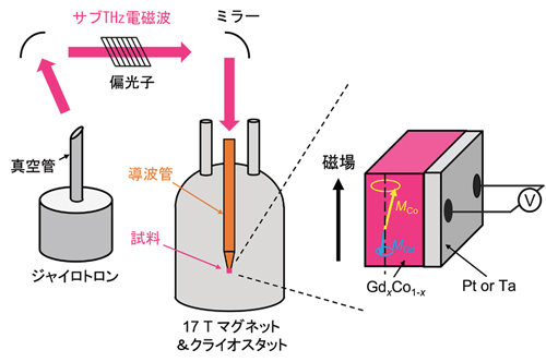 サブTHzスピンダイナミクス評価手法の概要