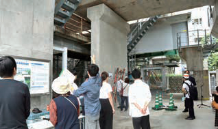 劣化橋梁施設の見学